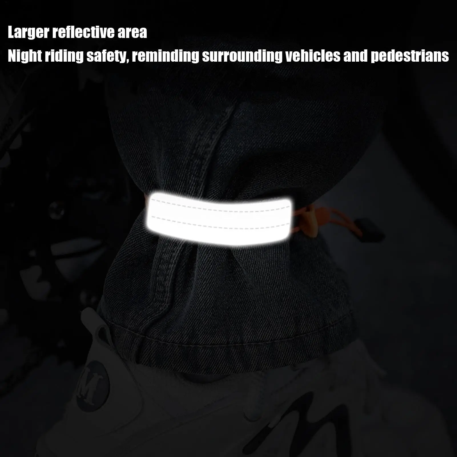 Generisch Reflective Ankle Bands for Cycling, Reflective Bands for Night Walking, Safety Night for Men, Women, Adults, Runners