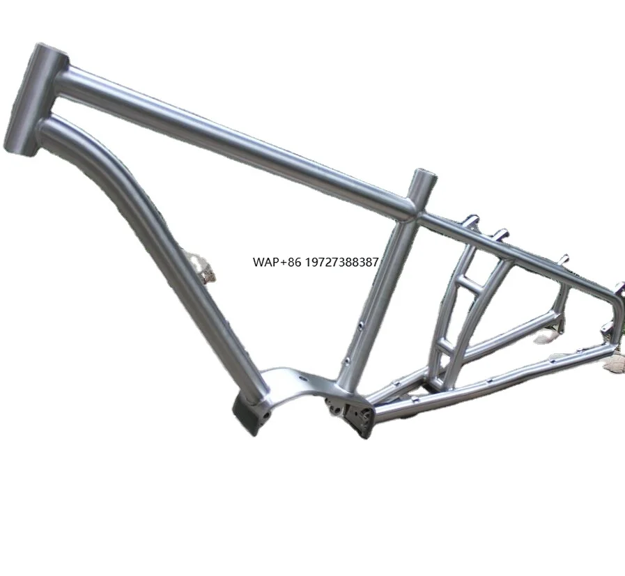 

Titanium Big Bike Frame MTB with G510 Bafang Motor or Pinion Gear Box Design