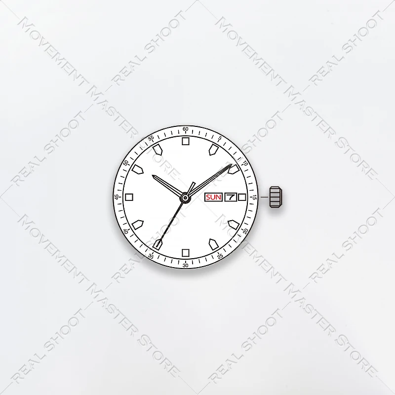 Accesorios para reloj movimiento de cuarzo 2305 Original 3 manecillas doble calendario pantalla reemplazo de movimiento de cuarzo de Metal de alta precisión