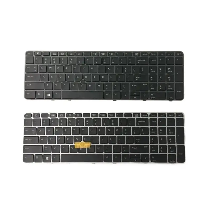 

* Для HP EliteBook 850 G3 755 G3 клавиатура для ноутбука с рокером английский/*・ валютный
