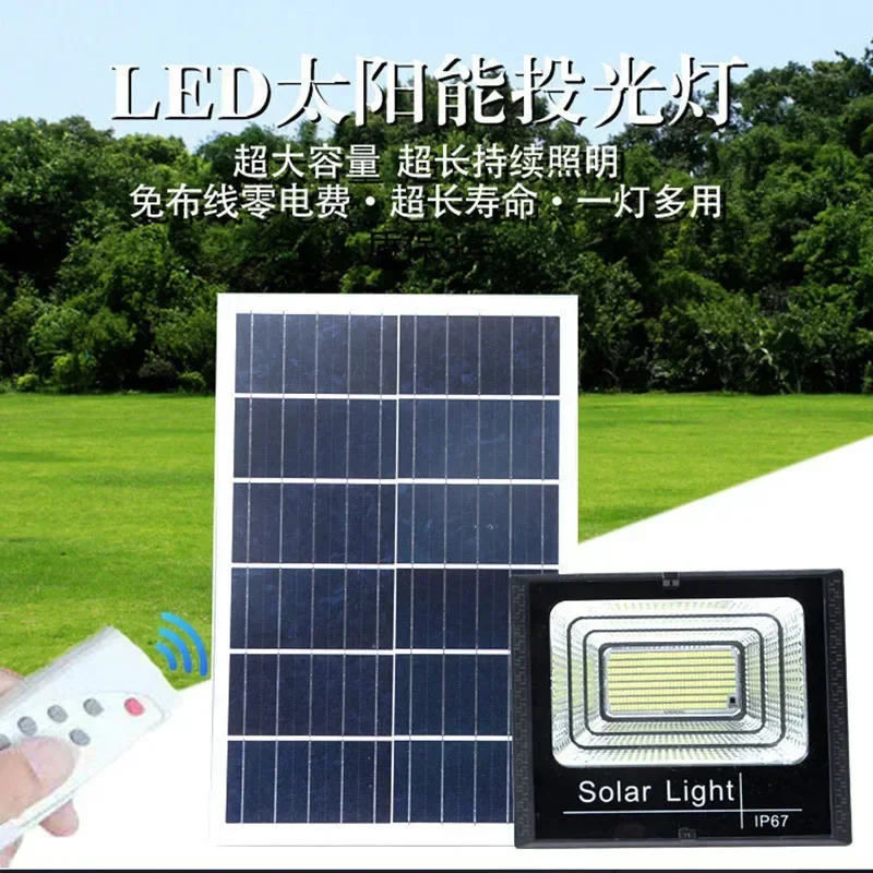 

New Solar Light Outdoor Lighting 30W Garden Light Indoor and Outdoor Super Bright Extra High Power Solar Floodlight Low Price