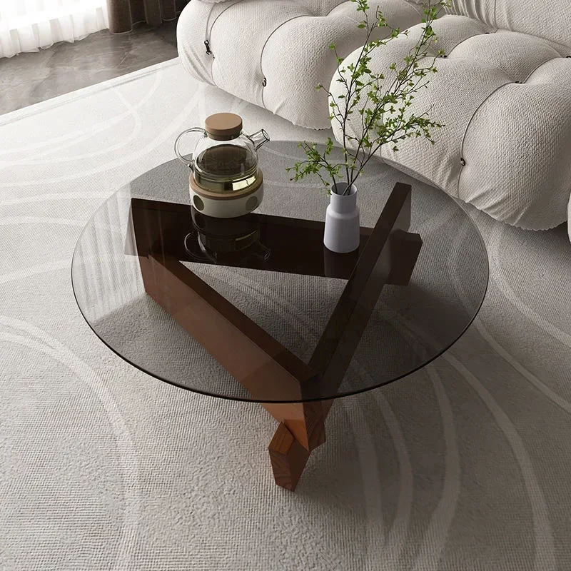 Coffee Table, Multiple Sizes Can Be Selected, Tempered Glass Coffee Table, Simple Fashion Home