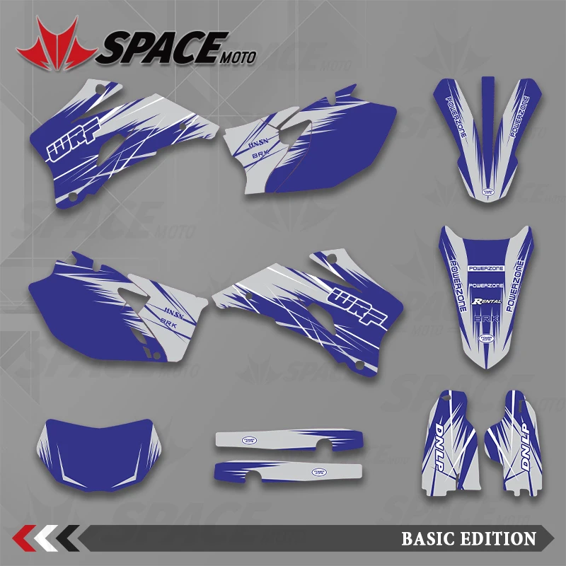 

SPACE MOTO графический фон наклейки наклейки мотоцикл для YAMAHA 07-14 WRF250 07-11WRF450