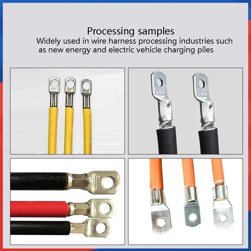 New Electric 30T 40T Wire Harness Hydraulic Terminal Machine Hexagonal Crimping Machine Cable Cold Terminal Crimping Machine