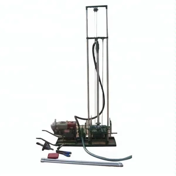 Newly Developed Portable Small Water Well Drilling Machine Mini Driller Rig Machine for Family Domestic Geological Exploration L
