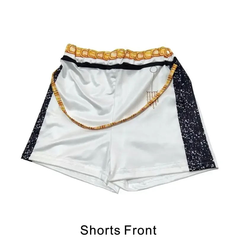 أزياء الهالوين رومي chasseurs de Démons noir blanc التأثيرية لعام 2025 أزياء الهالوين مشهد fille k-pop group المعبود جيليه مانتو قصير