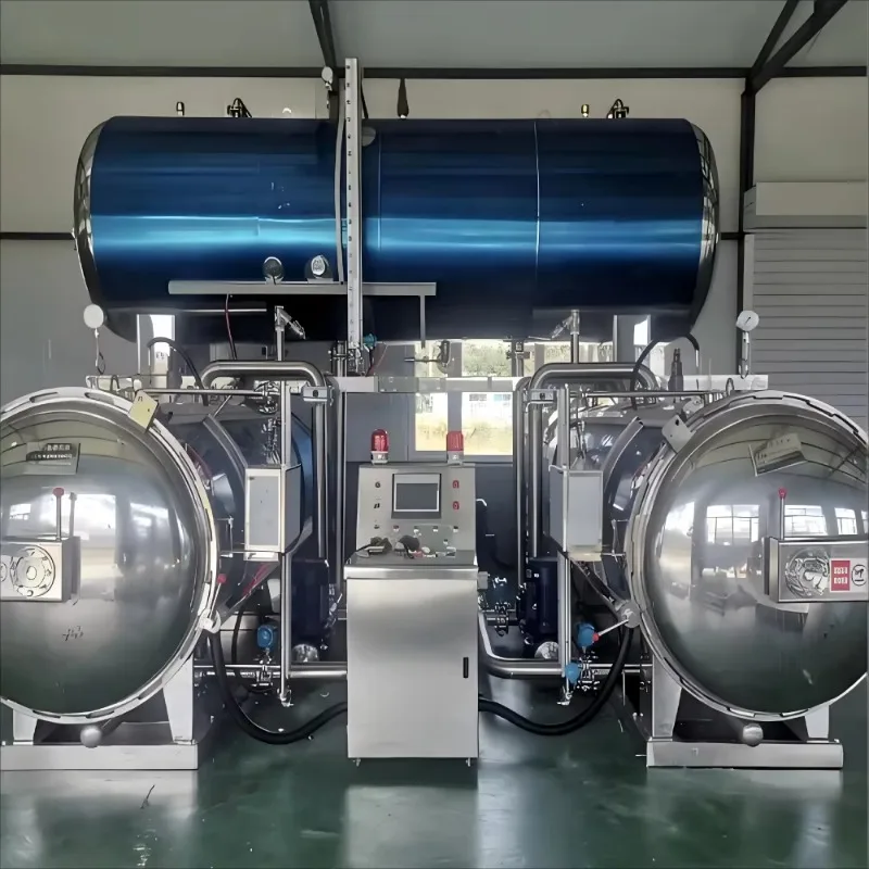 Customized New Electric Steam Industrial Autoclave Retort Pot Jar Bag Pouch Glass Bottle Cans Meat Food Sterilizer Machine 304