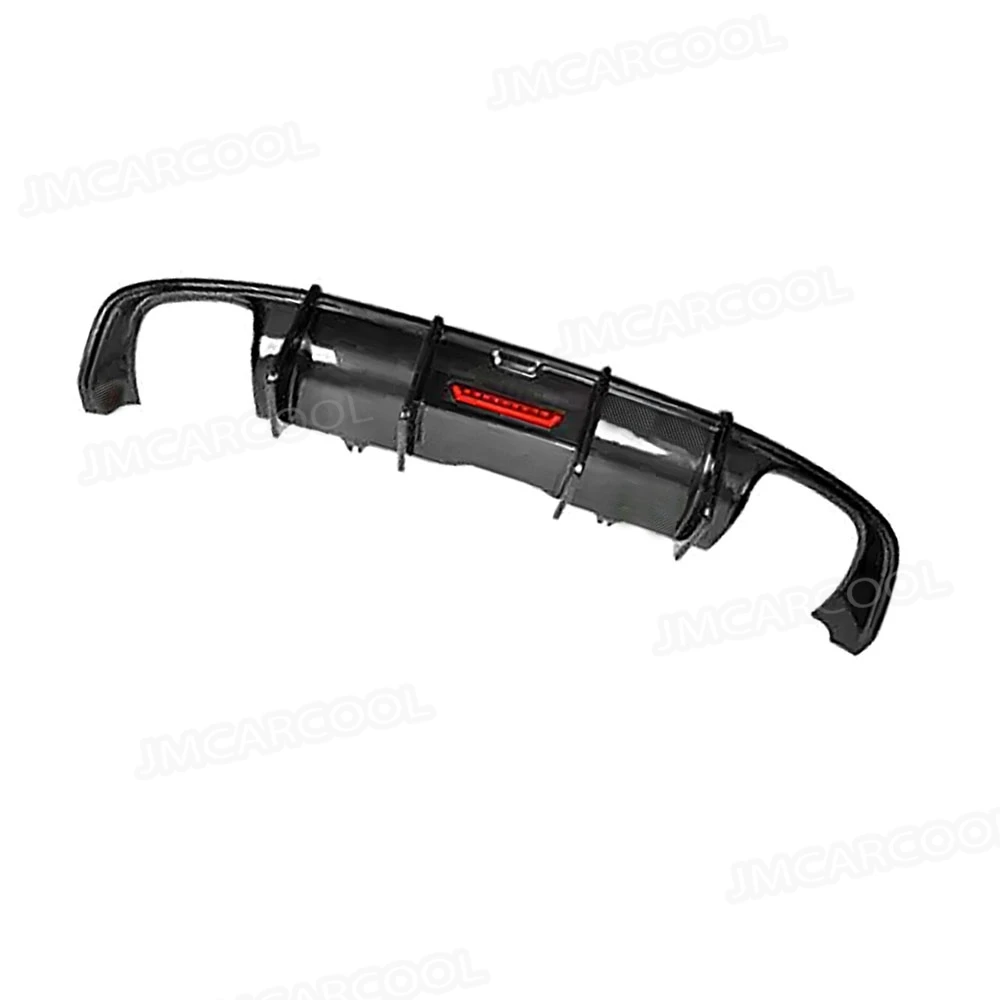 Rear Diffuser Splitter For Audi A5 Standard Coupe 2008-2011 Rear Bumper Lip Diffuser Bodykits Guard Spoiler Real Carbon Fiber view 4