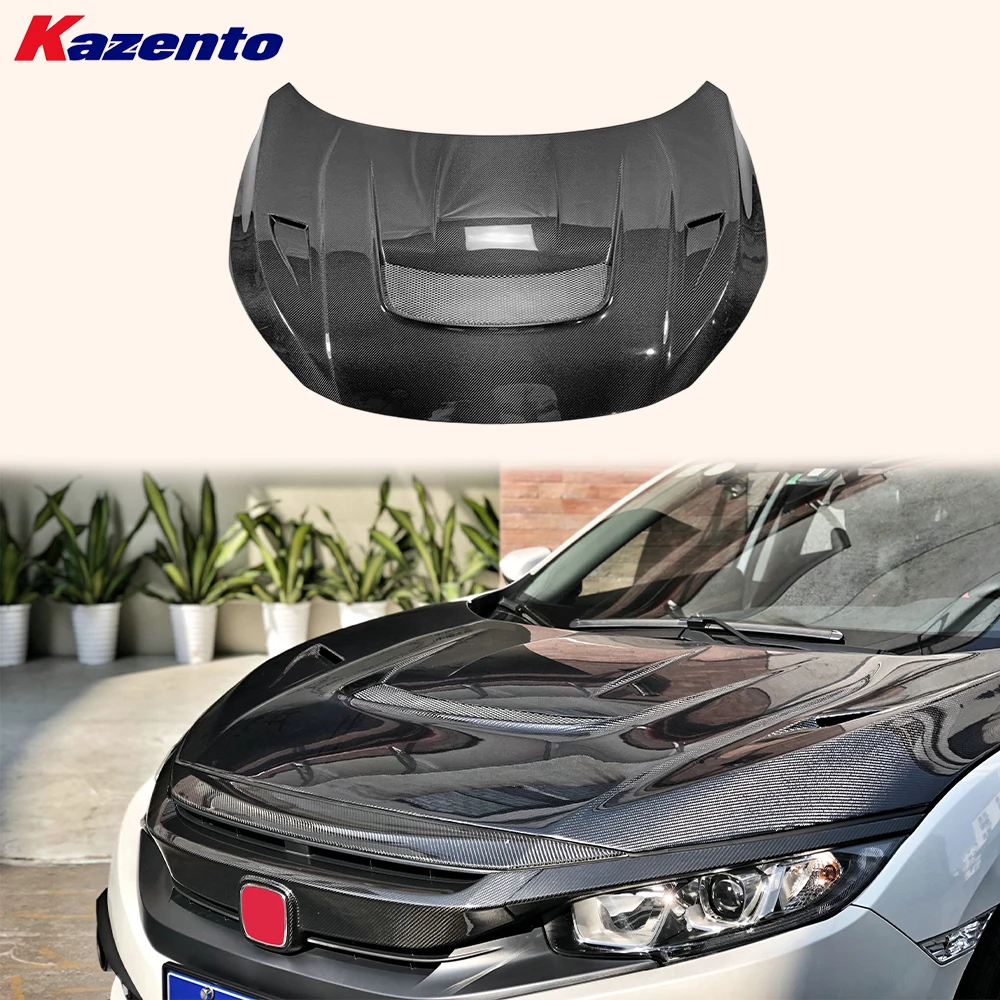 

Передний вентилируемый капот в стиле карбона VS для Honda Civic Type R FK8 Hatchback 2017-2021 (перевозка с океаном выгодно, добро пожаловать вqury)