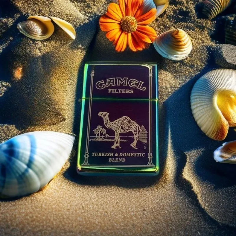 

new High end lighter, Camel windproof customized lighter, can be connected to DIY customization