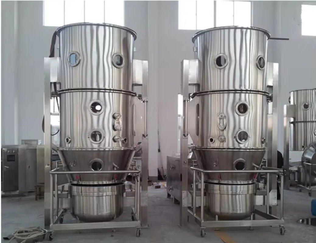 Food Grade FL Series Fluid Bed Granulator Automatic Granulation Machine Competitive Price High Safety Level for Instant Coffee
