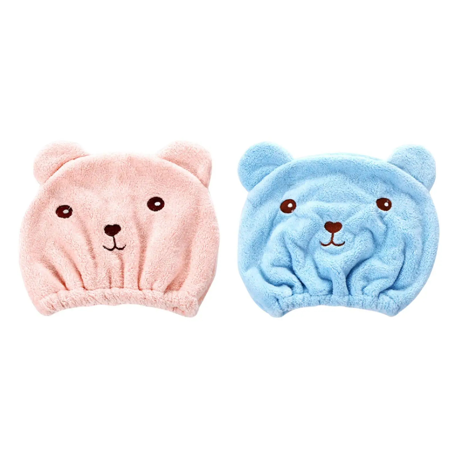 Kids Hair Towel Wrap Long Hair Lightweight Hair Drying Towels Soft Absorbent Dry Hair Cap for home Household Bathroom Hotel