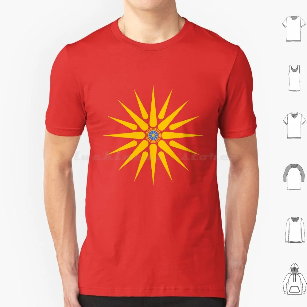 تي شيرت قطن لنجمة kutlesh والشمس ، macedon ، kutlesh والشمس ، 6xl