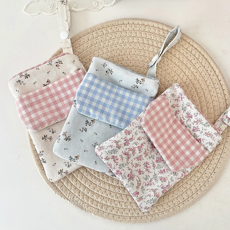 

Small Floral Pencil Case Cute Portable Stationery Case Pencil Case Sundry Change Storage Large-capacity Pen Case