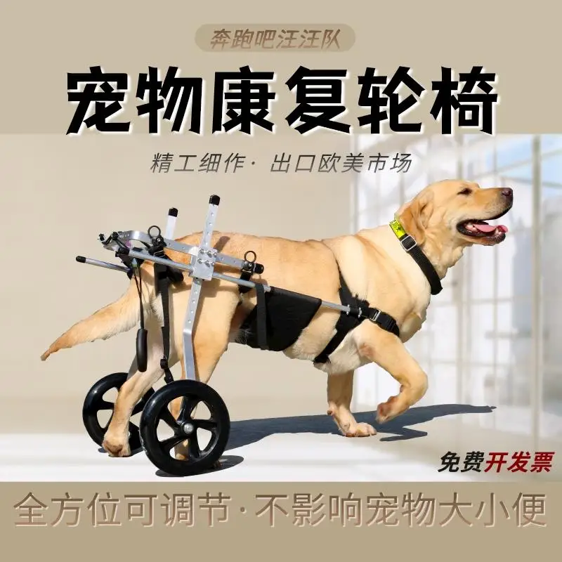 Rehabilitation training for hind limbs of medium-sized and large dog wheelchairs, disability assistance,and dog walker