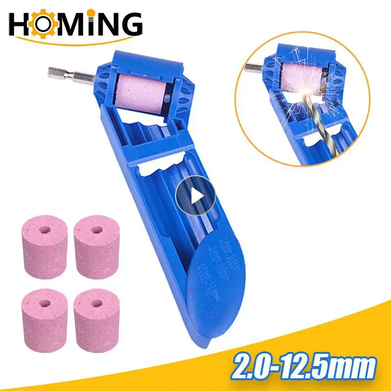 1 Set 2.0-12.5mm Grinding Wheel Drill Bit Sharpener Hand Tools Nail Drill Bits Set Sharpener For Step Drill Dremel Accessories