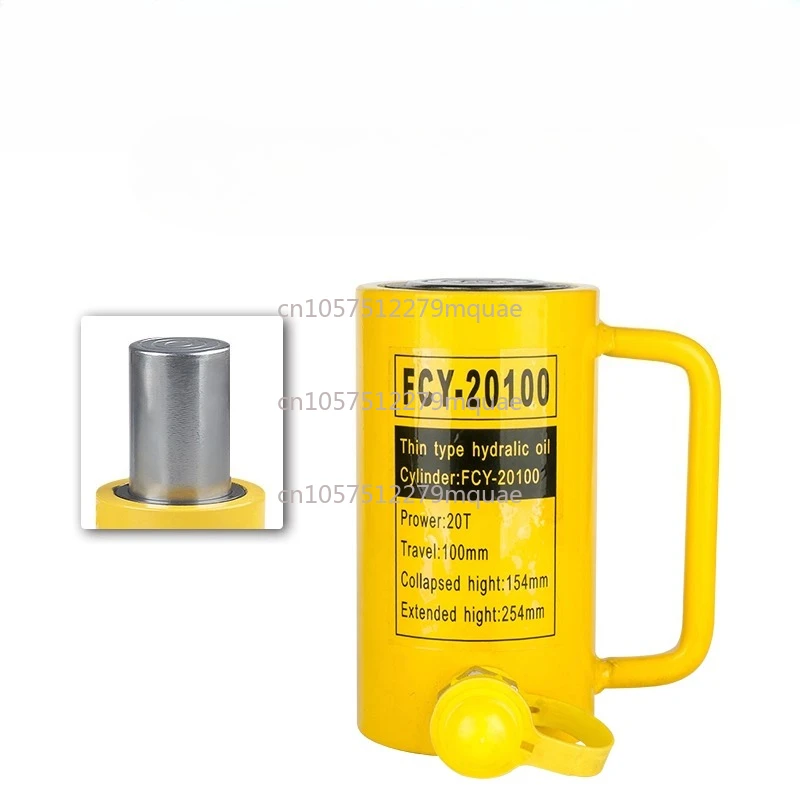 100mm 20 30 Ton Hydraulic Hollow Hole Cylinder Jack FCY-20100 30100 Ram 20 Tons Stroke 100mm