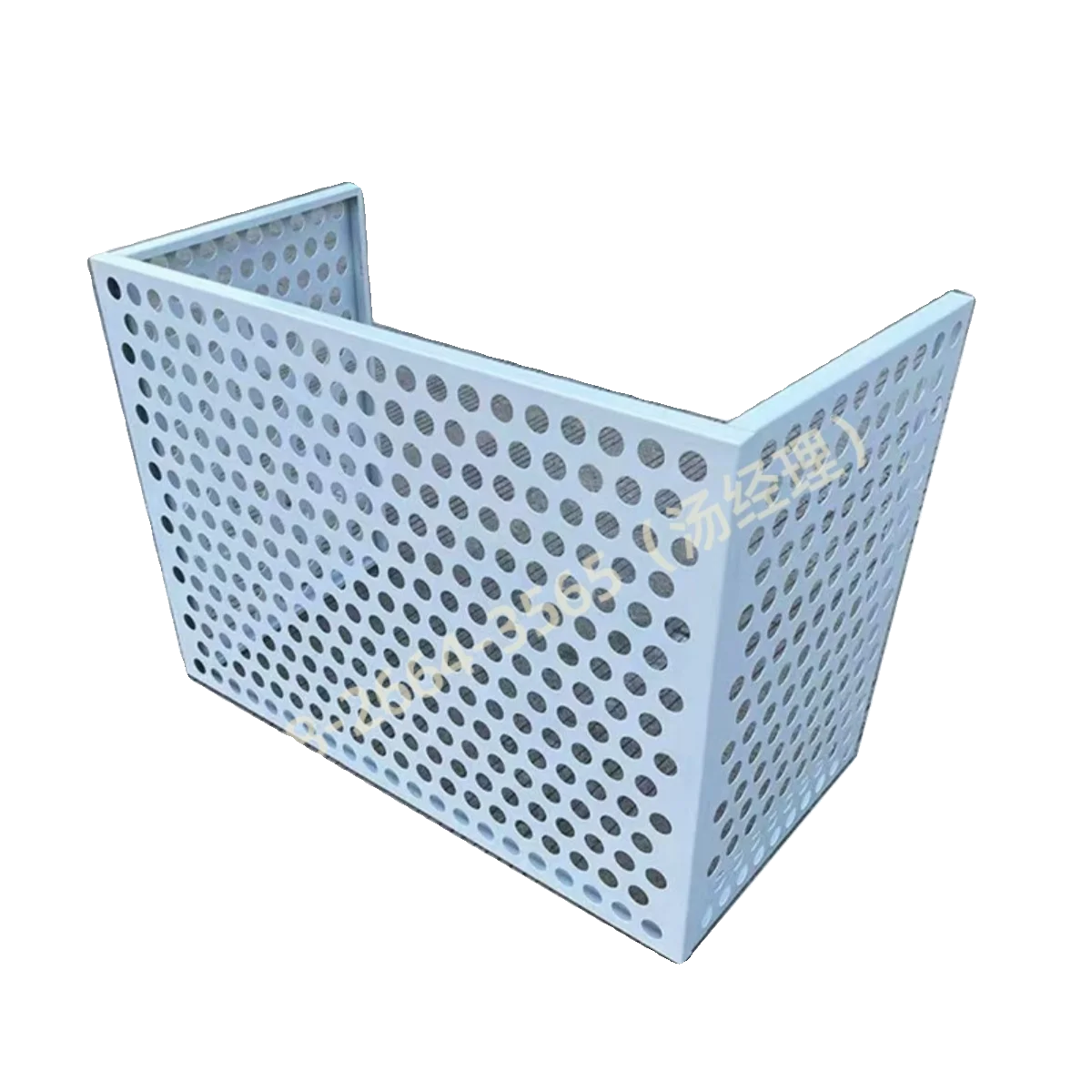 

Aluminum alloy punching engraved air conditioner outdoor protective cover external machine protective street renovation hollow a