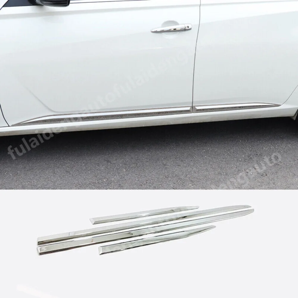 

For Nissan Altima 2019-2022 Stainless Chrome Body Door Side Molding cover Trim