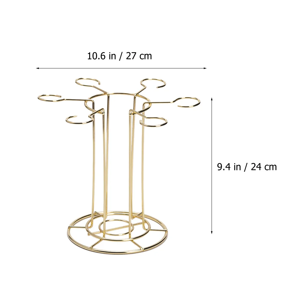 Storage Shelf Glass Holder Rack Cup Organizer Bar Goblet Hanging Red Rose Gold Stemware