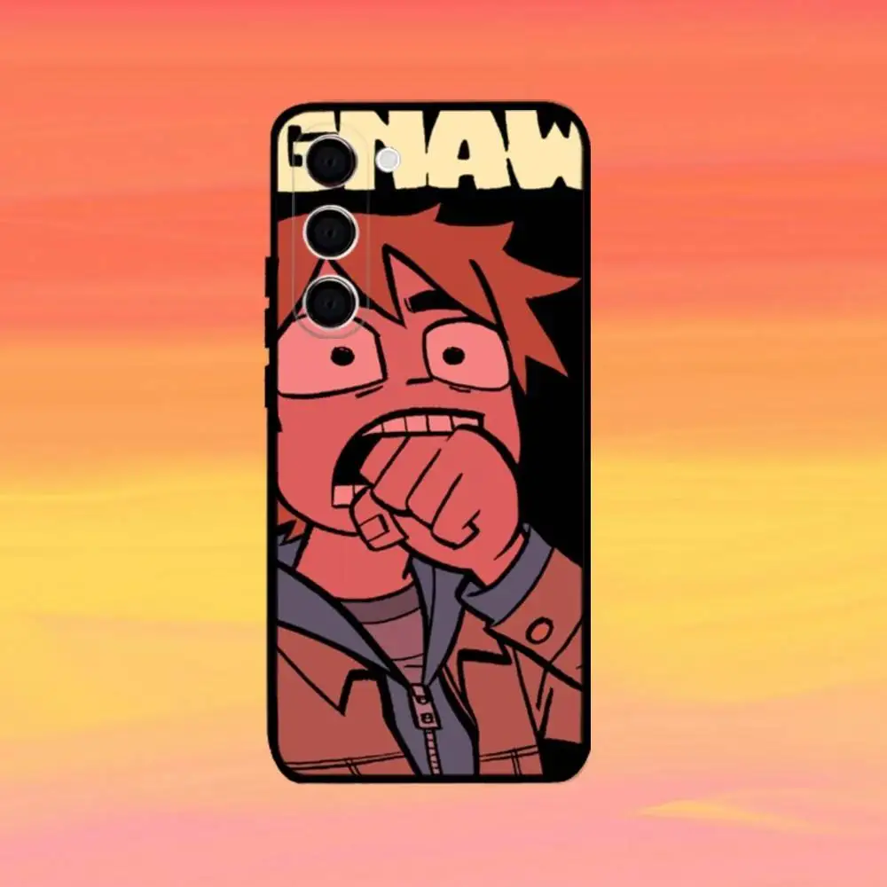 حافظة لهاتف سامسونج جالاكسي A73، A72، A71، A70، A53، A52، A51، أخرى غطاء أسود ناعم