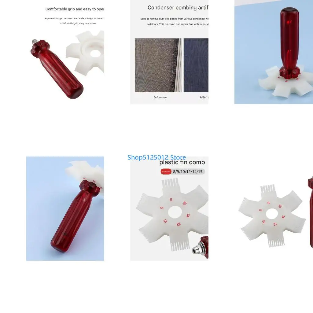 G8TC Plastic Air Conditioning Fin Comb Accessories Condenser Radiator Fin Brush for Auto Cooling System Condenser Comb