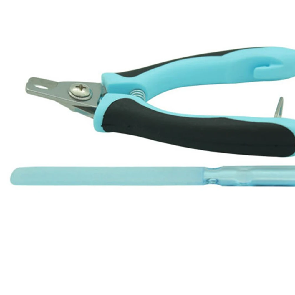 

1Set Pet Nail Clippers and Trimmer Stainless Steel Blades Professional Dog Nail Cutter Non-Slip Handle Grooming Kit for Cats and