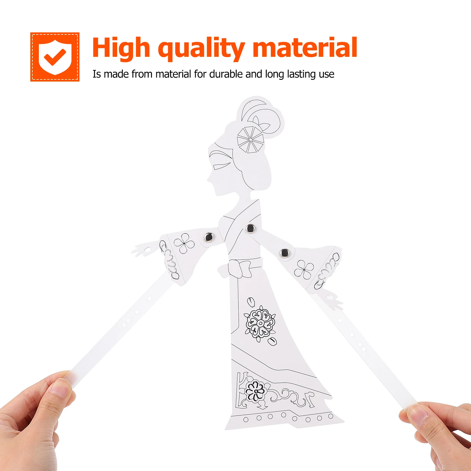 4 juegos de Kit de Material de artesanía de sombra, juguete educativo de Navidad para niños y bebés, marionetas chinas Diy, juguetes de papel para niños pequeños