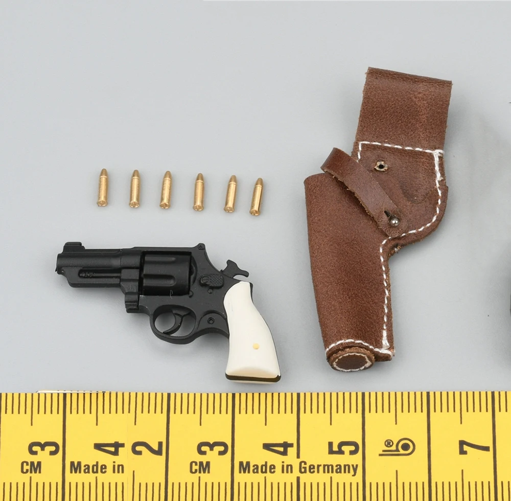 1/6 DID A80164 WWII Series US. Soldier General Smith Patton Waist Belt Weapons Model Holster Leather Bag Accessories For Fans