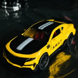 Simulation alloy sports car, car model, door opening, children's toy car, boys' cake decoration