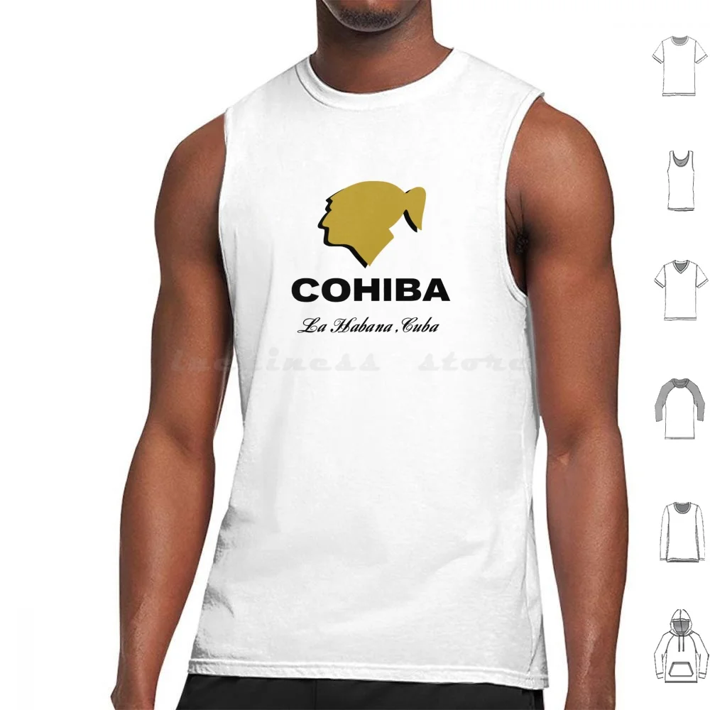 Havana Cuba Best Cigar Tank Tops Vest Sleeveless Patel Romeo Perdomo Cigar Cigarette Cigars Cigarettes Tobacco Tobaccos Cuba