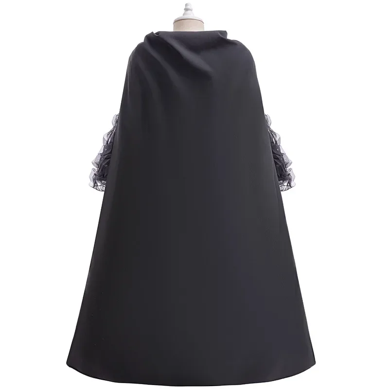 

MN1 Wicked Elphaba Cosplay Witches Costumes Clothes Movie Party Role-playing Black Cape Dress Ball Gown Robe kidswear9*Jy