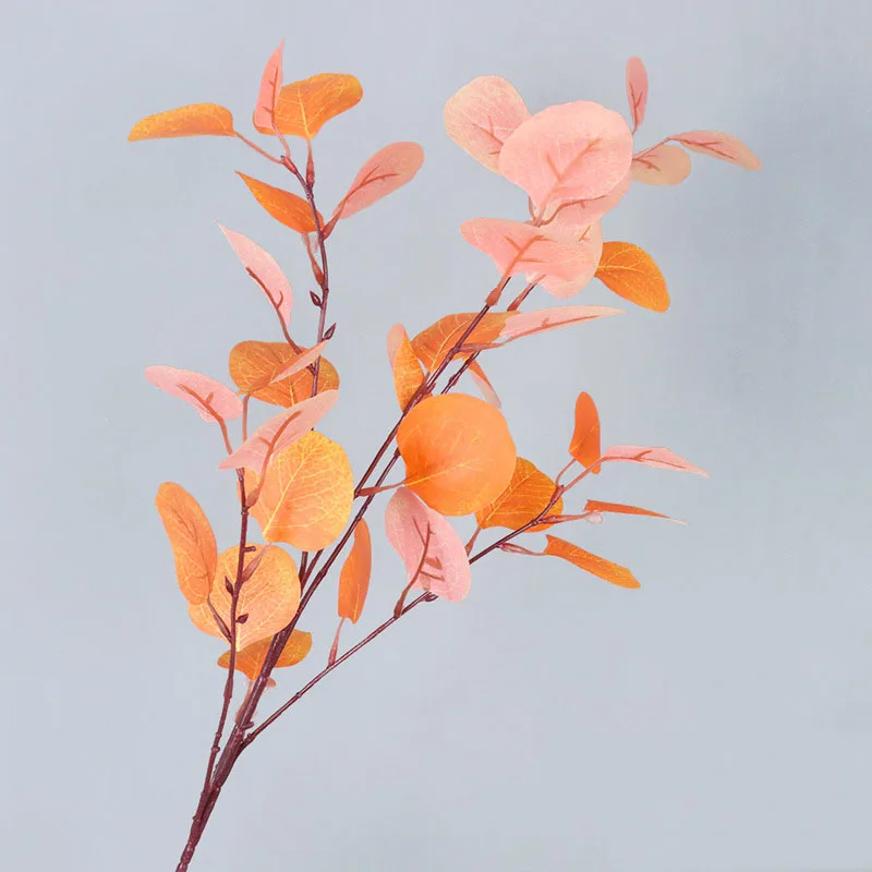 35in Large Artificial Eucalyptus Plants Branch Fake Plants Leaves Silk Flowers for Vase Home Party Table Wedding Christmas Decor