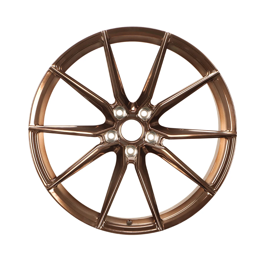 

Wholesale High Quality Passenger Car Bronze Forged Aluminium Alloy Spoke Wheels Rim 5x127
