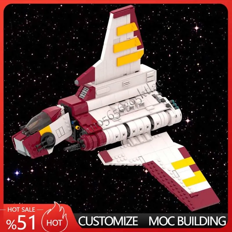 

Space Battle Camp Link RHO Class Transport Shuttle MOC Model Customize Puzzles DIY Creative Assembly Toys Kids Festival Gifts