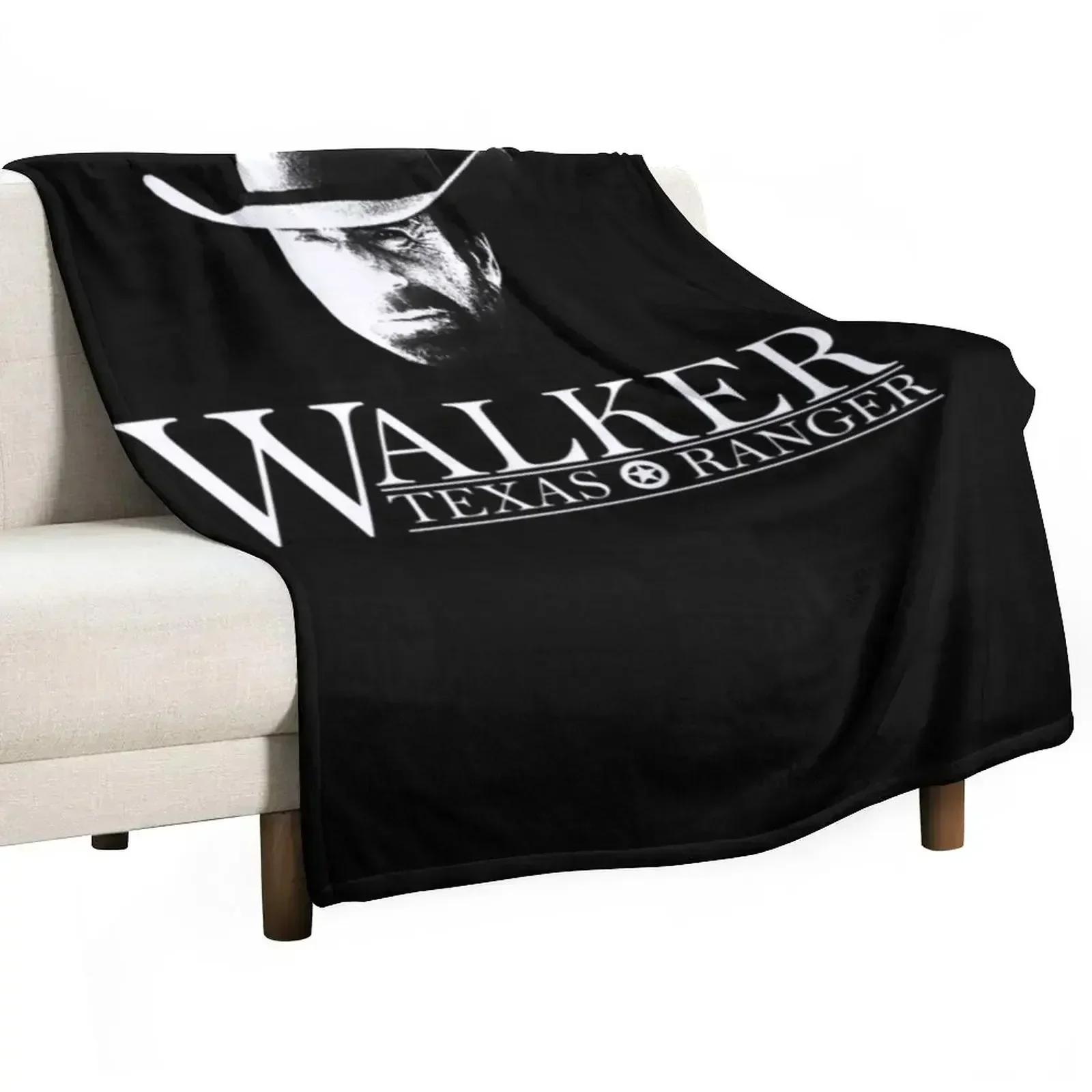 Walker Texas Ranger (Chuck Norris) Head and Logo Essential Throw Blanket sofa bed Weighted Heavy warm for winter Blankets