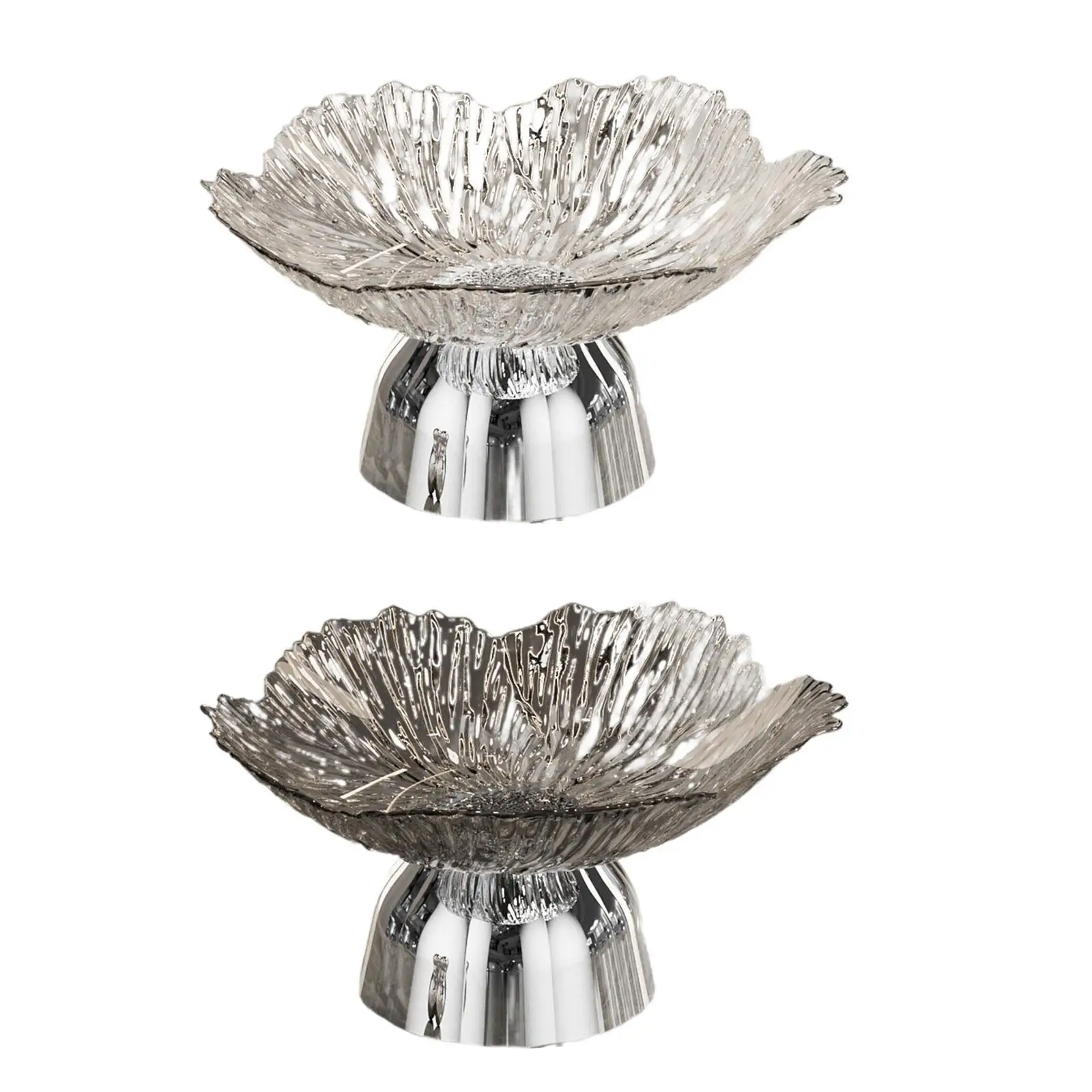 Pedestal Bowl Decor Luxury Creative Portable Storage Tray for Kitchen Counter Table Centerpiece Party Anniversary Drawing Room