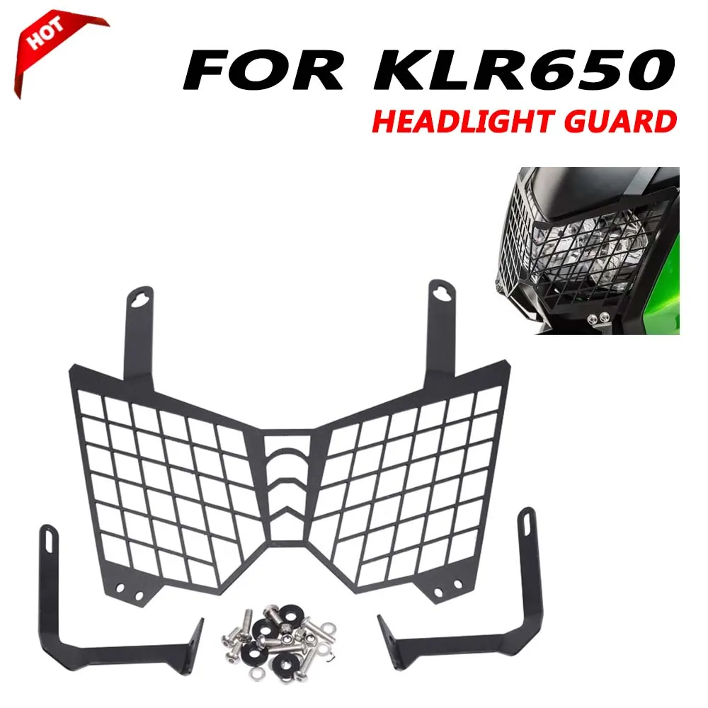 

Motorcycle Headlight Guard Protector Grille Cover Grill Protection For Kawasaki KLR 650 KLR650 KL650E 2015 2008-2016 Accessories