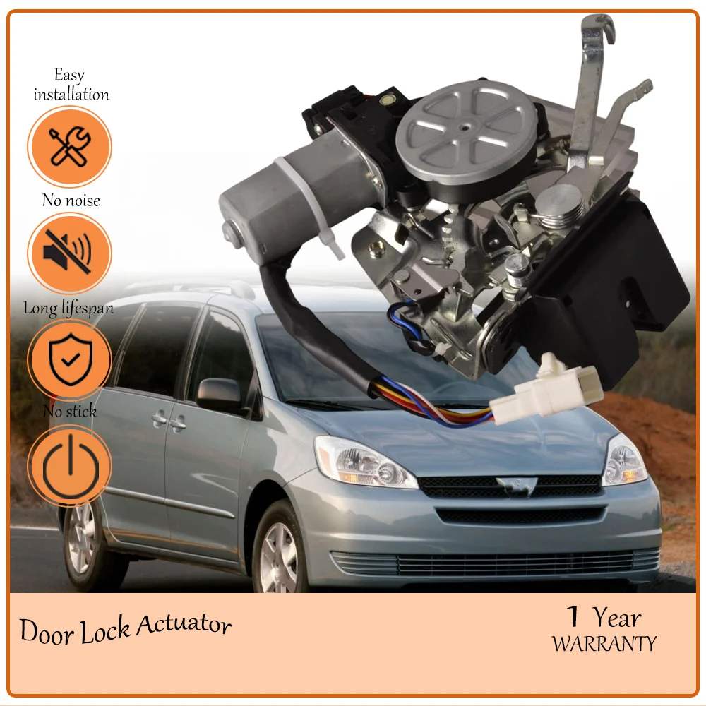 

Tailgate Lock Latch, suits Toyota Sienna 2004-2010, High-spec Auto-absorb Liftgate Lock oem DLA654,6911008050,100DLA654S,931-942