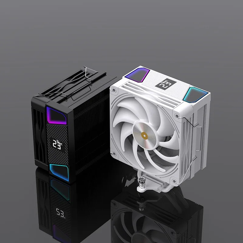 For 4 copper tube tower computer chassis radiator temperature control tower silent large air volume air cooling CPU radiator