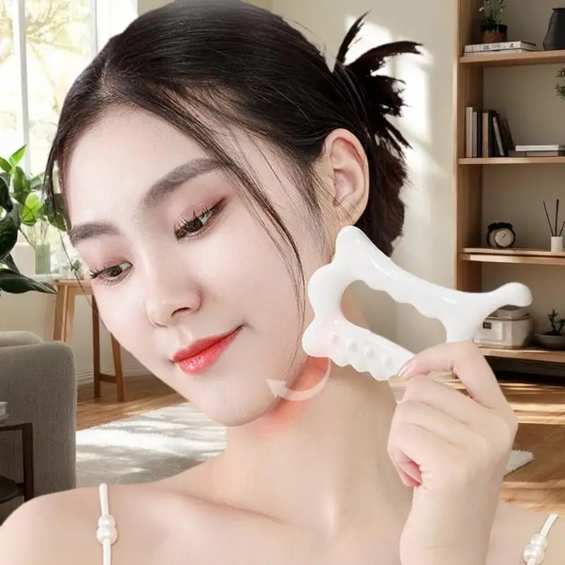First-Class For Face & Body - Non-Ceramic, Gua Sha Massage Tool, Relaxation with Large Capacity Designed For Home and Office Use