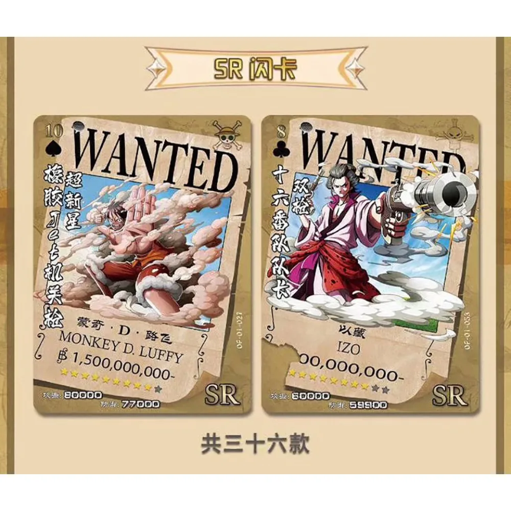 ONE PIECE Collection Card For Children Japanese Competitive Adventure Anime Charlotte Linlin Shanks Limited Game Card Kids Gifts