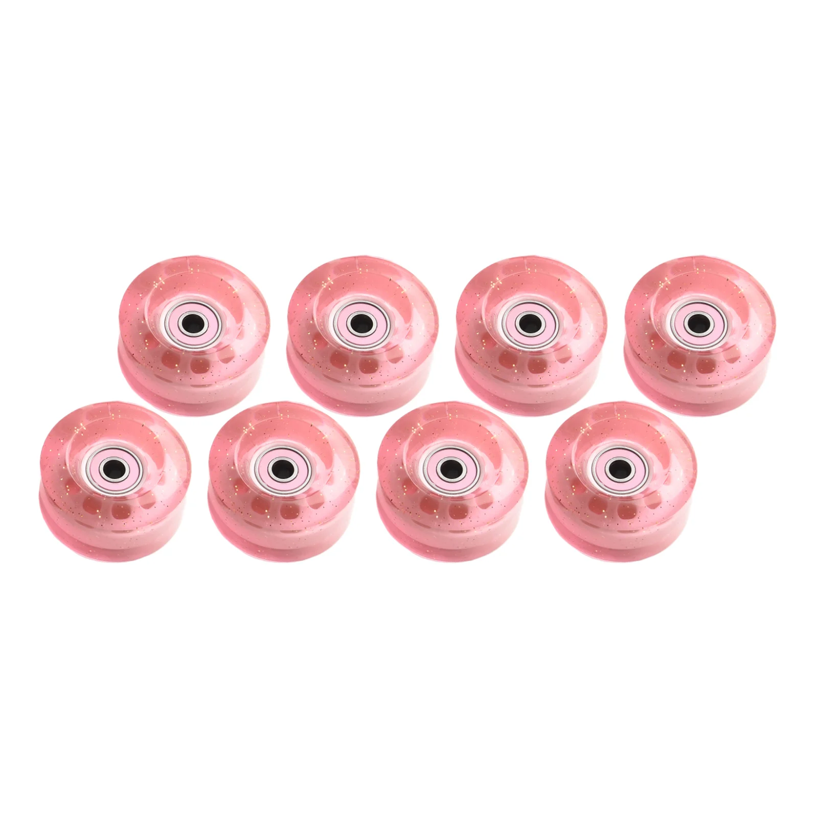 Wheels Set Roller Skate Wheel Accessories Parts Repair Replacement Spare For Double-Row Roller Skates Brand New