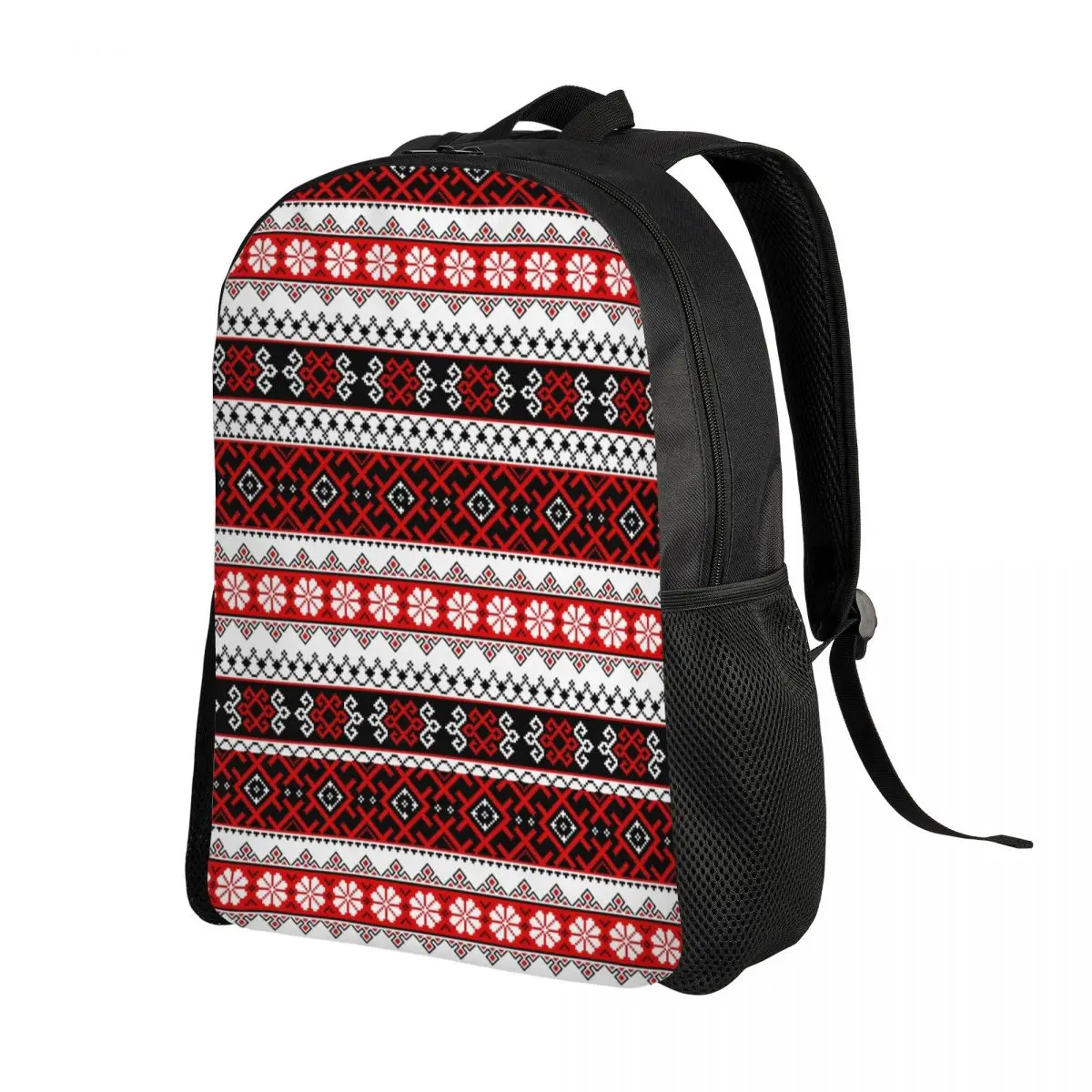 Ukrainian Embroidery Bright Color Vyshyvanka Legging Travel Backpack School Computer Bookbag Ukraine Ethnic College Daypack Bags