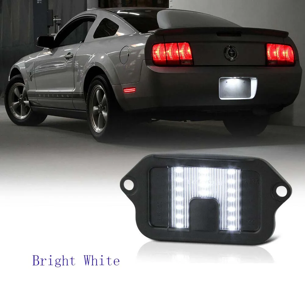 

Car Light Tools LED License Plate Lights Tag Lamp Assembly Replacement For 2005 2006 2007 2008-2009 Ford Mustang 6000K White 1pc