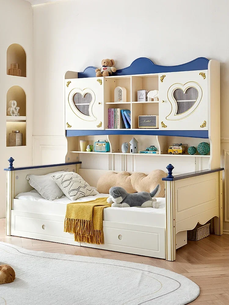 Noble children's bed combination wardrobe bed integrated small unit tatami, not disturbing each other, saving space