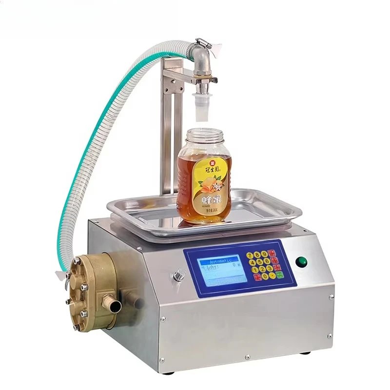

Automatic sub-filling machine, tahini paste, edible oil, glue, cosmetics, cream sticky honey filling machine