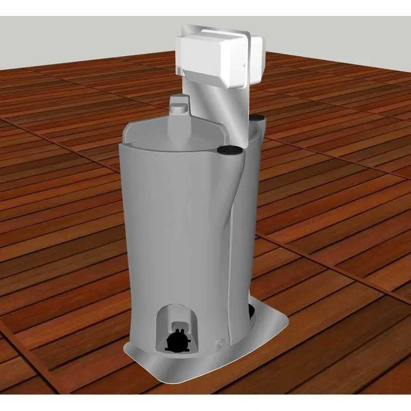 HDPE Plastic Hands Free Outdoor Movable Portable Washing Basin Sink