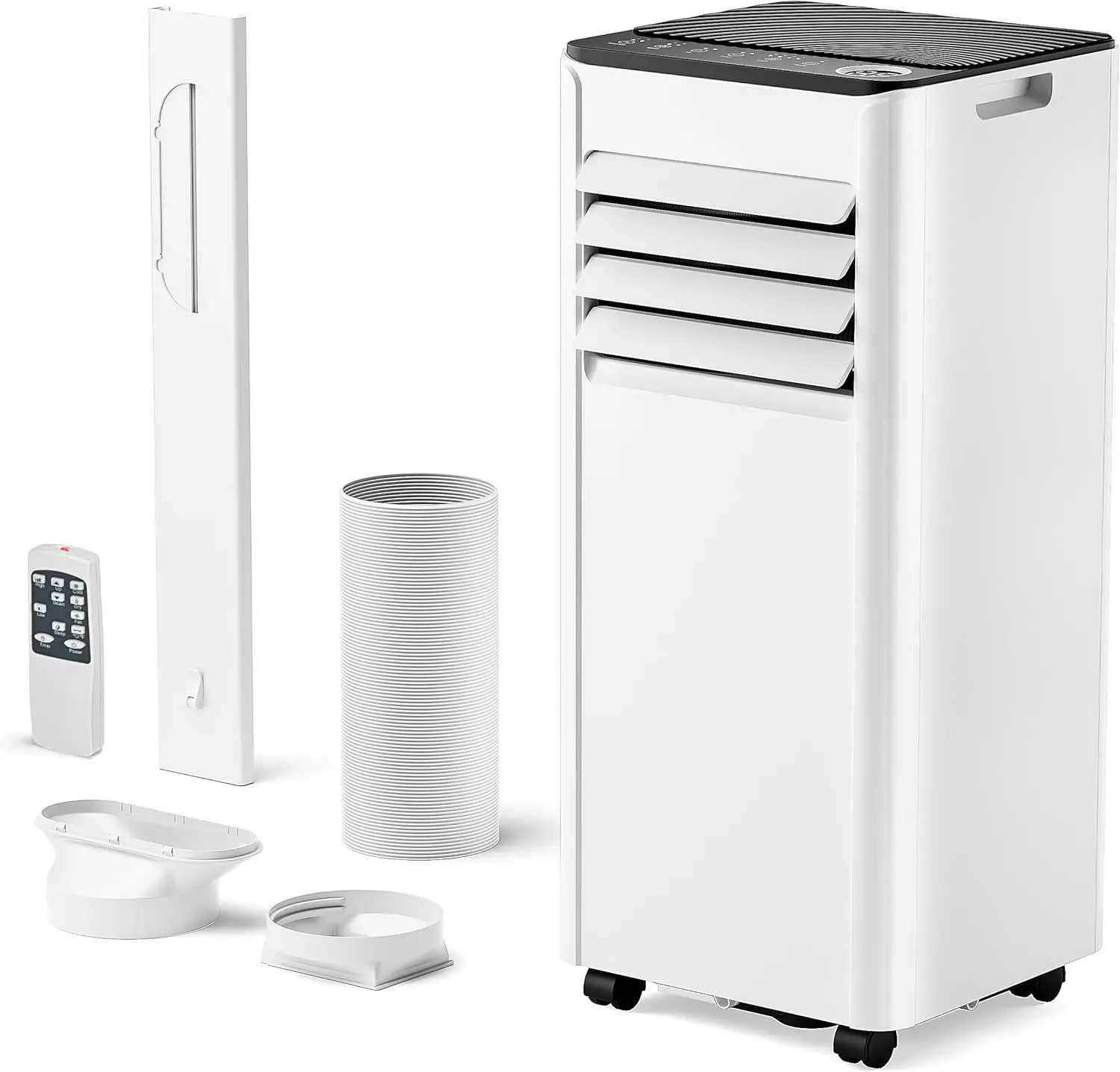 

8000 BTU Portable Air Conditioner - Cools 350 Sq.Ft Quickly, 3-in-1 AC Unit with Remote, 24H Timer, Quiet Operation