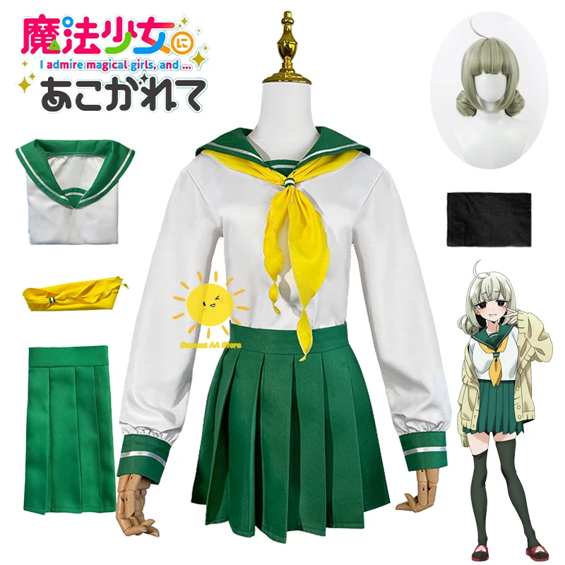 

Anime Araga Kiwi Cosplay Gushing Over Magical Girls Cosplay Costumes Uniform Dress Araga Kiwi Halloween Party Cos Women Girls